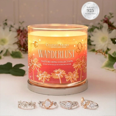 Charmed Aroma jewelry candle 340 g ring - Wanderlust