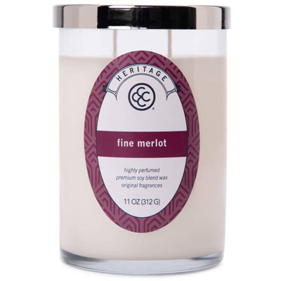 Soy scented candle Fine Merlot Colonial Candle