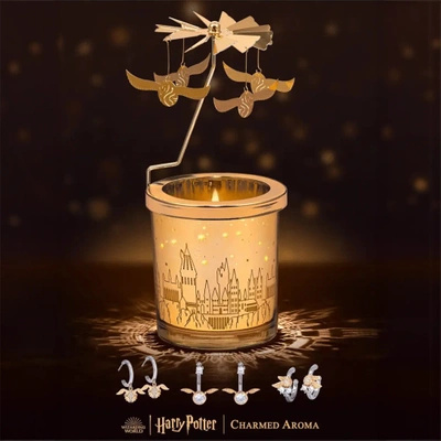 Harry Potter candela con gioielli Orecchini Boccino d'Oro Golden Snitch Charmed Aroma