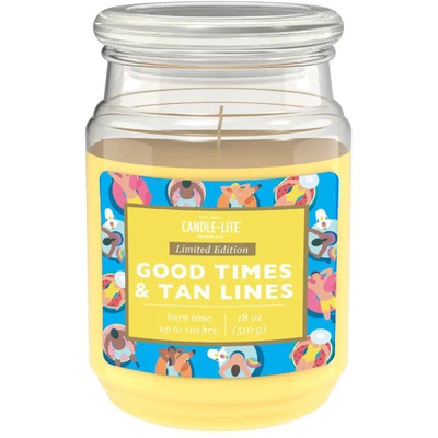 Natural scented candle Good Times Tan Lines Candle-lite