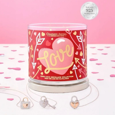 Charmed Aroma jewelry candle 12 oz 340 g necklace - Love