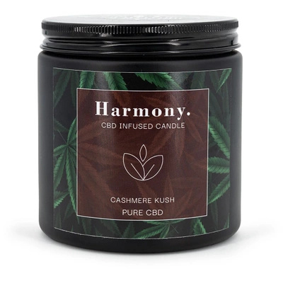 Sojos kvapo žvakė CBD stiklinėje Harmony Cashmere Kush Candle Brothers 350 g