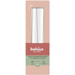 Vela de mesa 8 piezas 245x24 mm