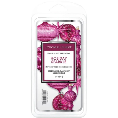 Colonial Candle Classic cire parfumée au soja fondant 77 g - Holiday Sparkle