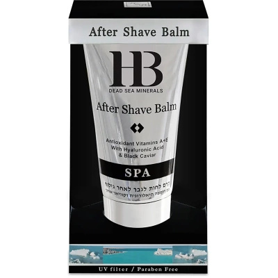 Aftershavebalsam för män med hyaluronsyra och kaviar med Döda havets mineraler 150 ml Health & Beauty