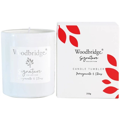 Scented gift candle Pomegranate Citrus 310 g Woodbridge