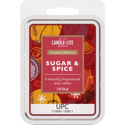 Cire parfumée à la cannelle douce de Noël Sugar Spice Candle-lite 56 g