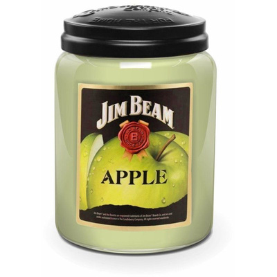 Candleberry Jim Beam duża świeca zapachowa w szkle 570 g - Jim Beam Apple®