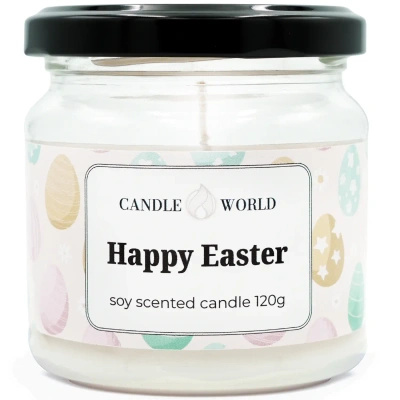 Candle World bougie parfumée au soja pour Pâques Happy Easter 120 g