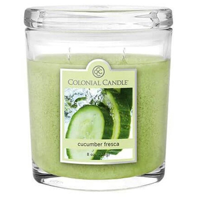 Ovali kvapioji žvakė Colonial Candle 226 g  - Cucumber Fresca