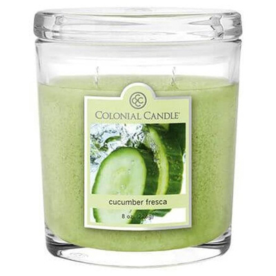 Vela perfumada ovalada Colonial Candle 226 g - Cucumber Fresca