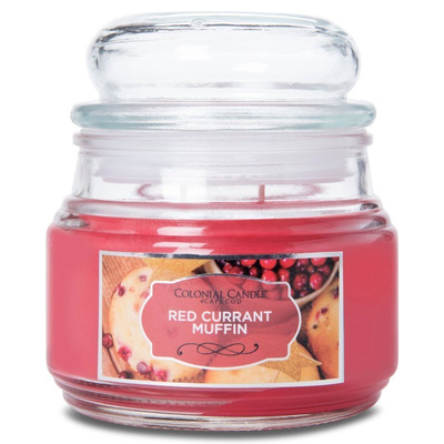 Candela profumata alla frutta Colonial Candle - Red Currant Muffin