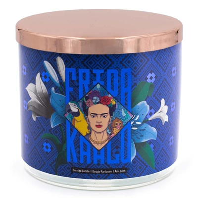 Frida Kahlo vonná svíčka ve skle acai palm cashmere FRIDA 400 g