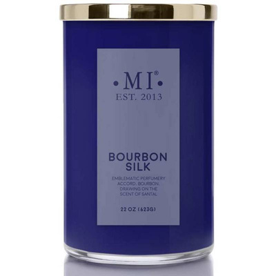 Colonial Candle Sofistikerat sojadoftljus för män i glas 22 oz 623 g - Bourbon Silk