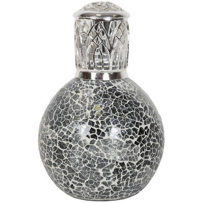 Lampa katalityczna zapachowa mozaika szara w pudełku prezentowym Midnight Woodbridge