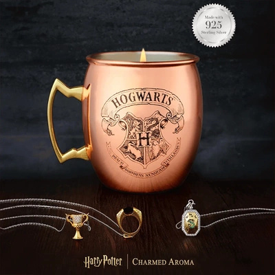 Kaars met sieraden Harry Potter Gruzielement kopketting 925 zilver Charmed Aroma