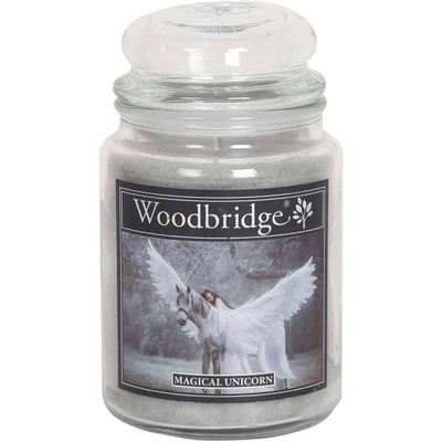Bougie parfumée en verre grande licorne Woodbridge - Magical Unicorn