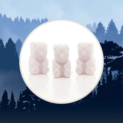 Wax melts soja teddyberen Hout - Calming Woods Ted Friends