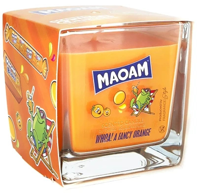 Maoam doftljus i glas Fancy Orange 200 g orange