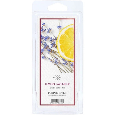 Lawendowy wosk zapachowy sojowy do kominka Lemon Lavender Purple River 50 g