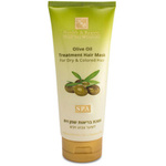 Terapeutická maska ​​s olivovým olejem pro suché a barvené vlasy