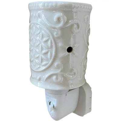 Electric wax burner ceramic Blumes de Lebens