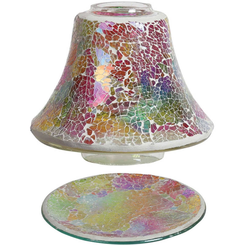 PATIKIL Paralume Diffusore In Acrilico Bianco Opaco – Diametro 26,7cm, Foro 10mm, Per Lampade A Sospensione E Da Terra - 3