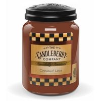 Candleberry stort doftljus i glas 570 g - Cinnaswirl Latte™