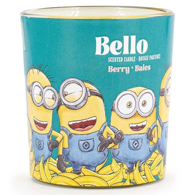 Minionki wiśniowa świeczka zapachowa w szkle Bello Cherry Minions 110 g