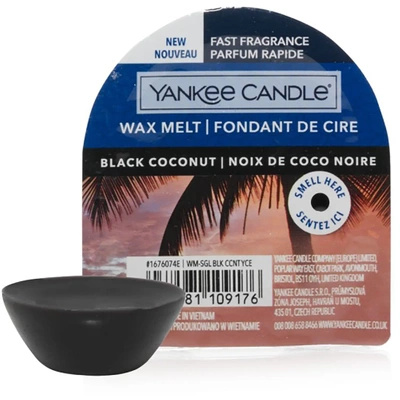 Yankee Candle vonný vosk 0,8 oz 22 g - Black Coconut