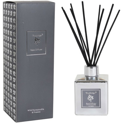 Bâtonnets parfumés élégants dans une boîte Chèvrefeuille sauvage Freesia Woodbridge Candle 120 ml