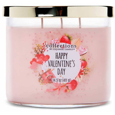 Vela de soja San Valentín Colonial Candle Happy Valentine’s Day