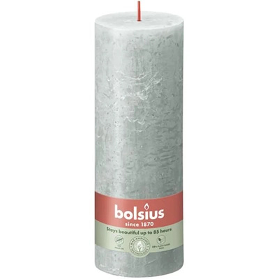 Bolsius trunk solid candle rustic post Rustic Shine 190/68 mm 19 cm - Jade Green Jade Green