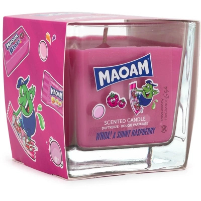 Bougie parfumée en verre Maoam Sunny Raspberry 200 g framboise