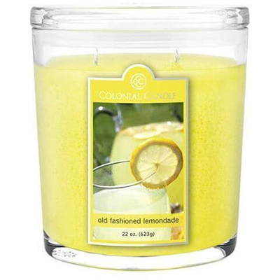 Grote ovale geurkaars Colonial Candle 623 gr - Old Fashioned Lemonade