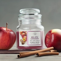 Soja geurkaars Red Apple Cinnamon Purple River 113 g