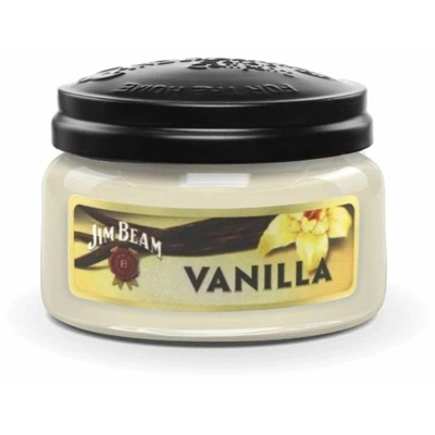 Skleněná vonná svíčka s vůní vanilkové whisky Jim Beam Vanilla Candleberry 283 g