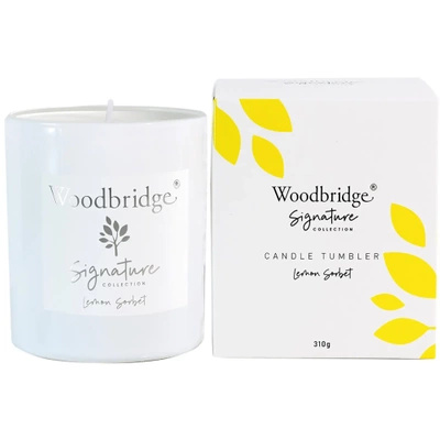 Bougie cadeau parfumée agrumes Lemon Sorbet 310 g Woodbridge