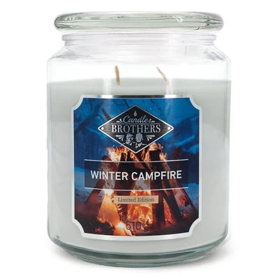 Große duftkerze im glas Winter Campfire Candle Brothers 510 g