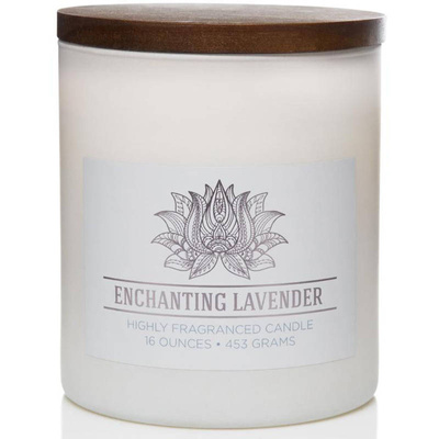 Colonial Candle Wellness grand pot bougie parfumée mélange de soja 16 oz 453 g - Enchanting Lavender