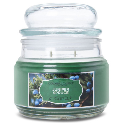 Colonial Candle medium scented Terrace jar candle Holiday 9 oz 255 g - Juniper Spruce