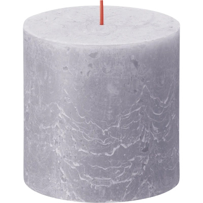 Bolsius rustic trunk candle post Rustic Shine 100/100 mm 10 cm - Matte Lavender