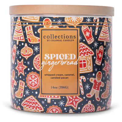 Bougie parfumée de Noël Spiced Gingerbread Colonial Candle