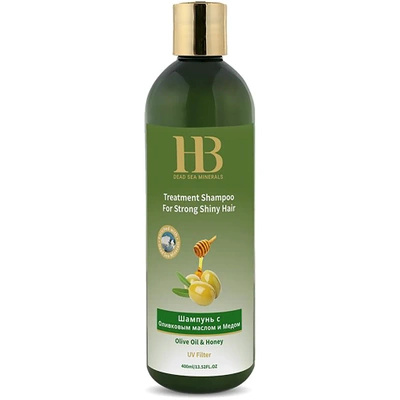 Shampoing nourrissant pour cheveux à l'huile d'olive et au miel aux minéraux de la Mer Morte 400 ml Health & Beauty