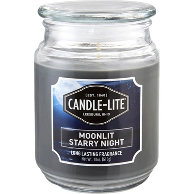 Vonná svíčka přírodní pánská Moonlit Starry Night Candle-lite