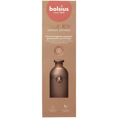 Bolsius True Joy 80 ml kvepalų lazdelės difuzorius stiklinėje - Oriental Softness