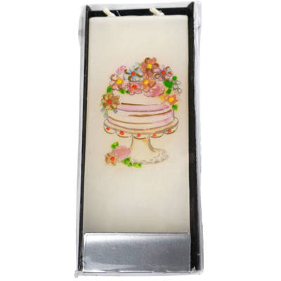 Flatyz decorative candle gift - birthday cake