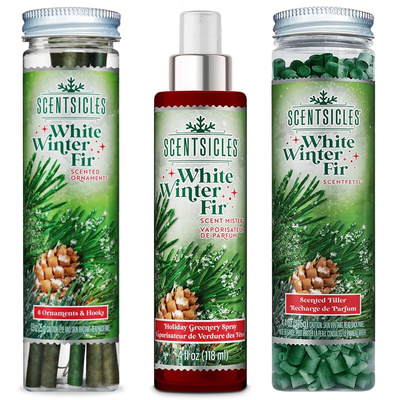 Scentsicles Árbol de Navidad palitos perfumados Abeto 6 uds - White Winter Fir