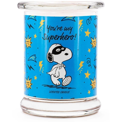 Candela profumata regalo per lui Snoopy You're my superhero! Peanuts 250 g
