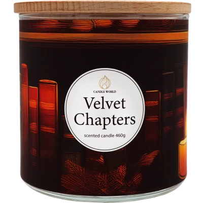 Candle World sojová vonná svíčka 3 knoty Velvet Chapters 460 g